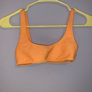 KENDAL & KYLIE GOLD BIKINI TOP